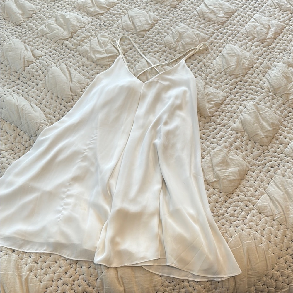 Elegant White Slip Dress